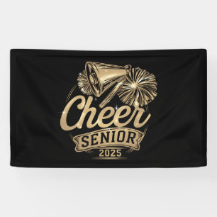 Banderoles Étudiant en dernière année 2025 Cheerleader Promot