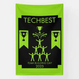 Banderoles Événement de l'équipe du personnel de l'entreprise