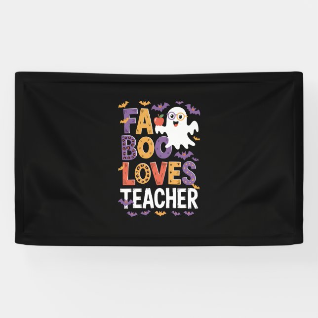 Banderoles Fab Boo Lous Retro Halloween (Horizontal)