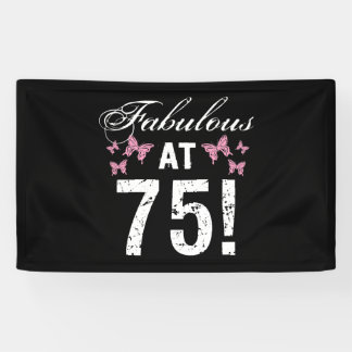Banderoles Fabuleux 75e anniversaire