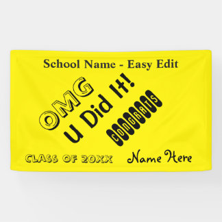 Banderoles Facile éditez OMG Congrats