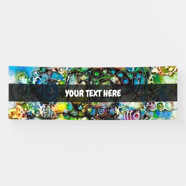 Banderoles Façons De Vivre - Art Neurographique 7 (Horizontal)