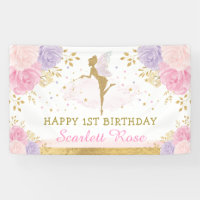 Fairy Birthday Pink Purple Gold Magazine