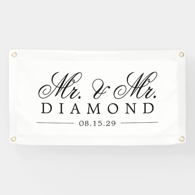 Banderoles Fancy Mr et Mr. (Horizontal)