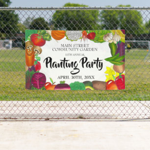 Banderoles Farmers Market Veggie Garden Spring Plantation Par