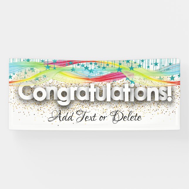 Banderoles Félicitations (Horizontal)