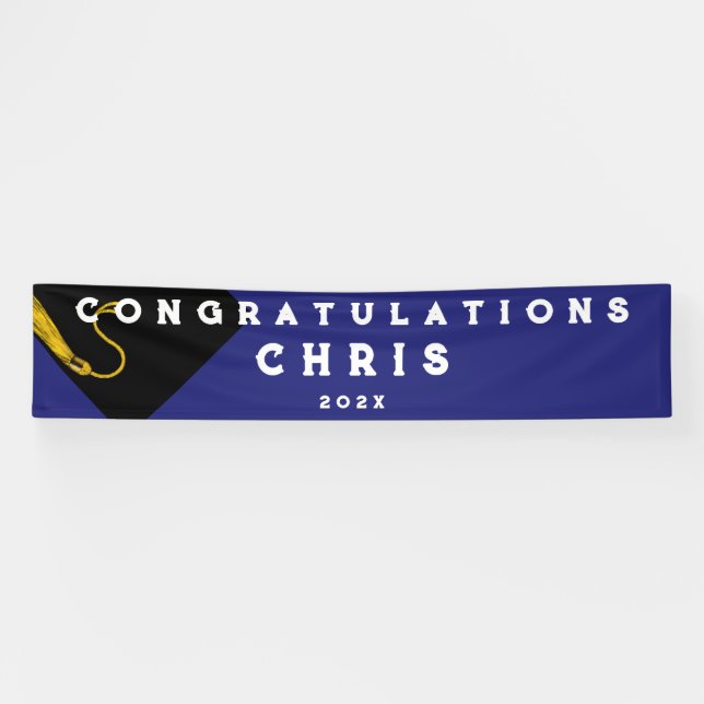 Banderoles Félicitations à la Diplôme Créatif (Horizontal)