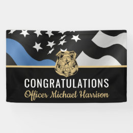 Banderoles Félicitations à l'Académie de Police