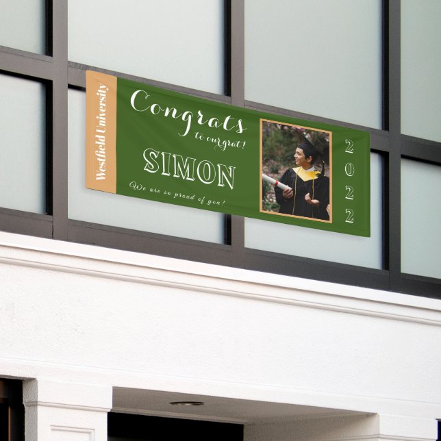 Banderoles Félicitations à Notre forêt verte (Bâtiment extérieur)