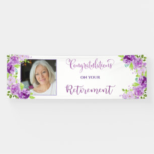Banderoles Félicitations de photo sur votre retraite
