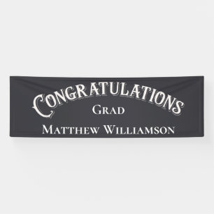 Banderoles Félicitations Elegant Graduation