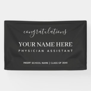 Banderoles Félicitations Médecin Assistant de l'AP Diplôme