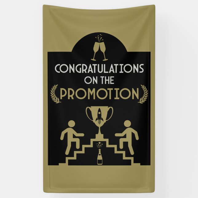 Banderoles Félicitations Promotion de l'emploi (Vertical)