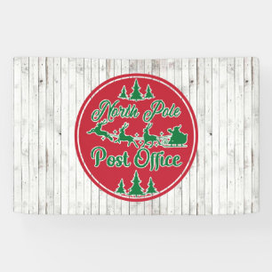 Banderoles Festive Bureau de poste du Pôle Nord Noël
