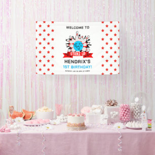 Banderoles Fête d'anniversaire des 1 an des enfants de Retro 