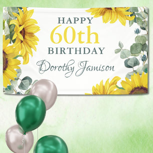 Banderoles Fête d'anniversaire des 60 ans de Tournesol