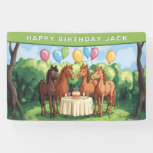 Fête d'anniversaire des chevaux