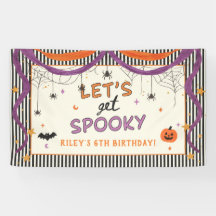 Fête d'anniversaire d'Halloween pour enfants, deve