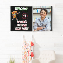 Fête d'anniversaire Fun Pizza Tranches de pizza En