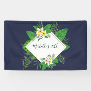 Banderoles Fête d'anniversaire Luau Aloha hawaïenne
