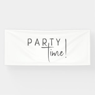Banderoles Fête d'anniversaire minimaliste et non genrée