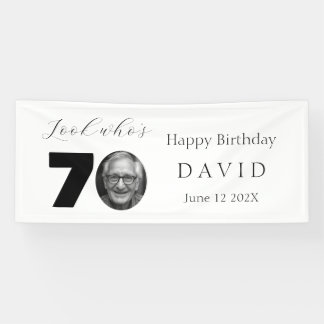 Banderoles Fête d'anniversaire pour un événement marquant ave