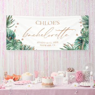 Banderoles Fête de Bachelorette moderne Tropical & Diamond