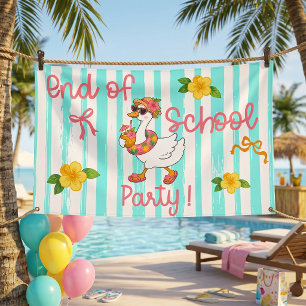Banderoles Fête de fin d'année scolaire Silly Goose Rayures