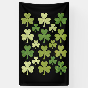 Banderoles Fête de la Saint-Patrick Cœur Trèfle Chanceux Trèf