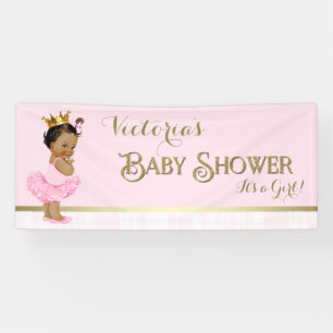 Banderoles Fête de naissance de la princesse ethnique balleri