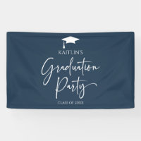 Fête de remise de diplômes élégante moderne minima