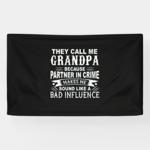 Banderoles Fête des pères On M'Appelle Grand-Père