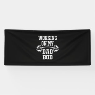 Banderoles Fête des pères Travailler Sur Mon Papa Bod