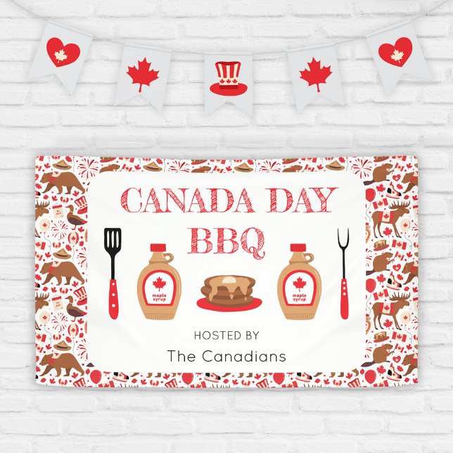 Banderoles Fête du Canada BBQ Canadien (Créateur téléchargé)