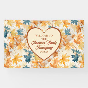 Banderoles Feuilles de l'érable Thanksgiving Brunch Dîner