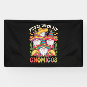 Banderoles Fiesta Avec Mes Gnomigos Gnome Cinco De Mayo