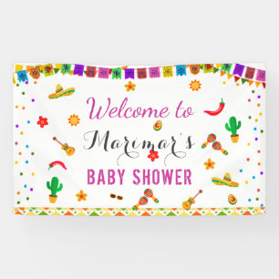Banderoles Fiesta Culture mexicaine Baby shower Cactus Contex