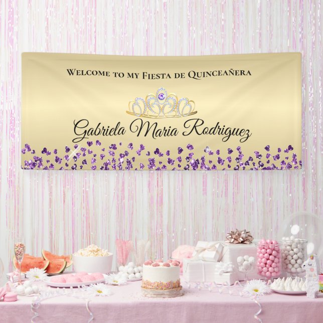 Banderoles Fiesta de Quinceañera (Fête)