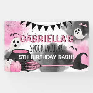 Banderoles Filles mignonnes Spooktacular Halloween Anniversai