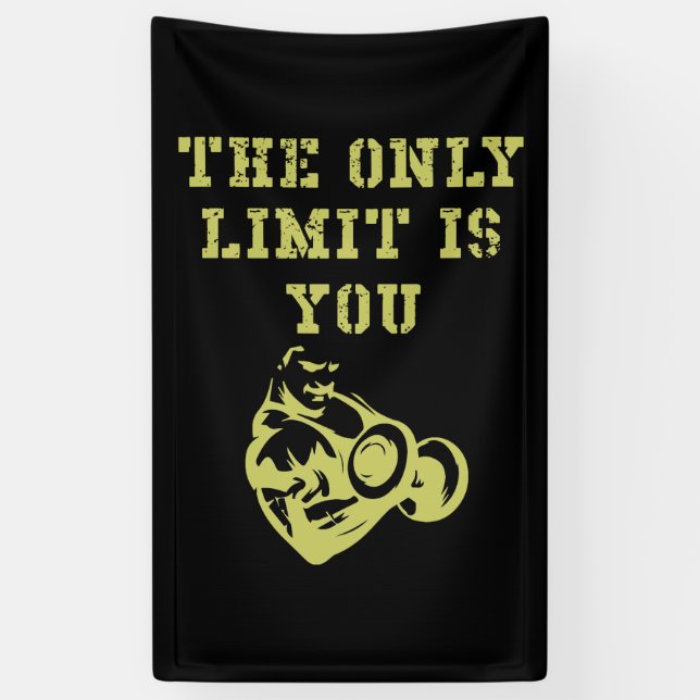 BANDEROLES FITNESS GYM ET WORKOUT HOME GYM (Vertical)