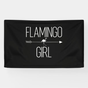 Banderoles Flamingo Girl Gift For Women Bird Animal Wading
