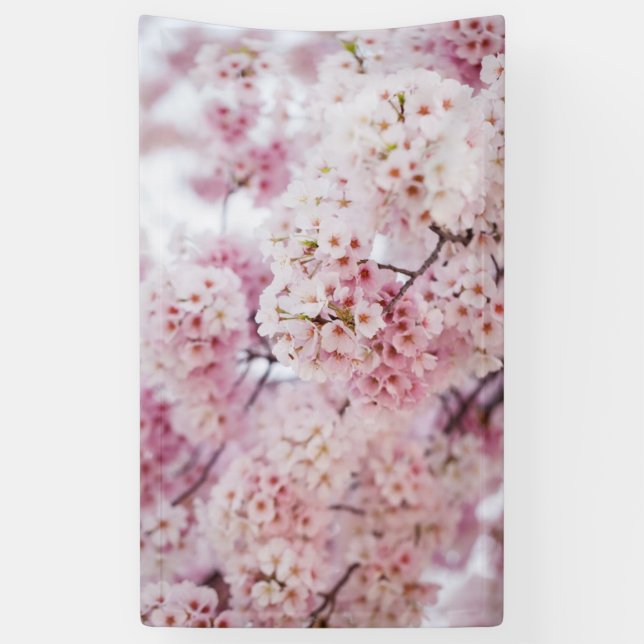 Banderoles Fleurs de cerisiers (Vertical)