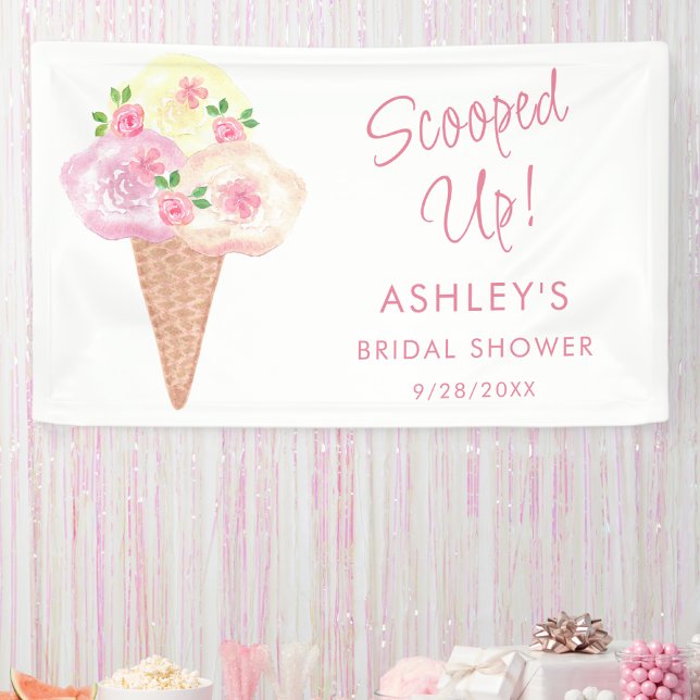 Banderoles Fleurs de Mariage Thème Glace (Créateur téléchargé)