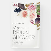 Fleurs d'eau Figues et Baies pour une Baby Shower