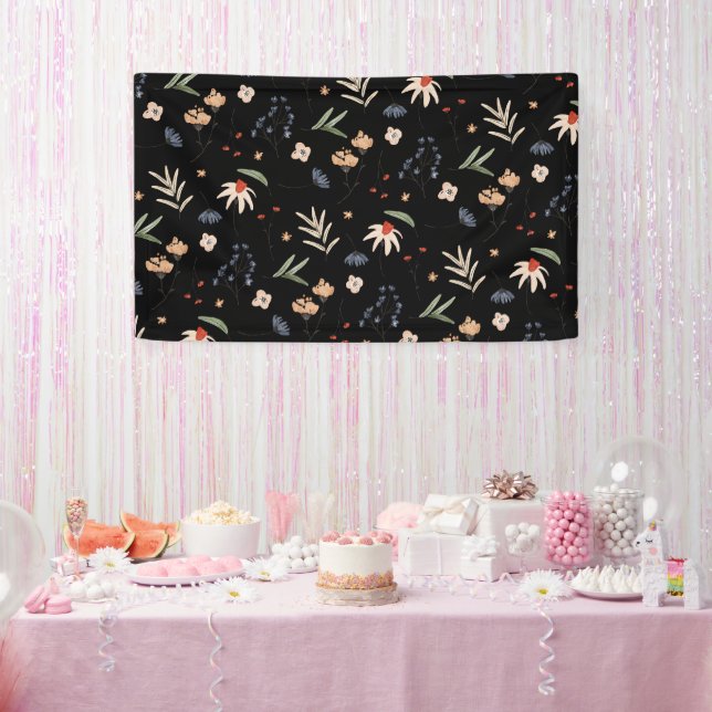 Banderoles Fleurs d'eau simples 1 (Fête)