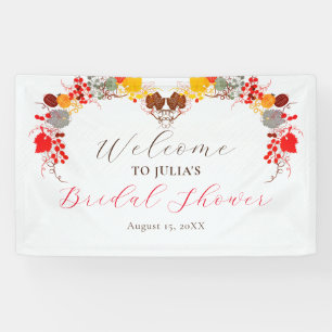 Banderoles Fleurs françaises Baies sucrées Raisin Enterrement