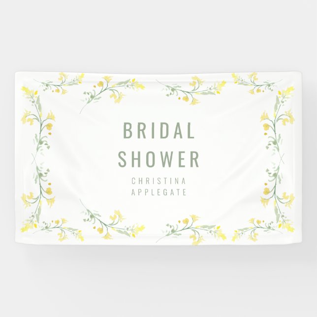 Banderoles Fleurs sauvages de printemps Photo Shower de maria (Horizontal)
