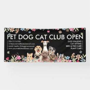 Banderoles Floral de Dogs Breed