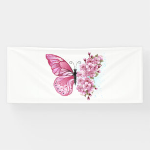 Banderoles Flower Butterfly