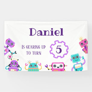 Banderoles Fond de décor de fête d'anniversaire sur le thème 